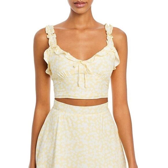 Charlie Holiday Fable Yellow Top Size XS‎ - Picture 1 of 10
